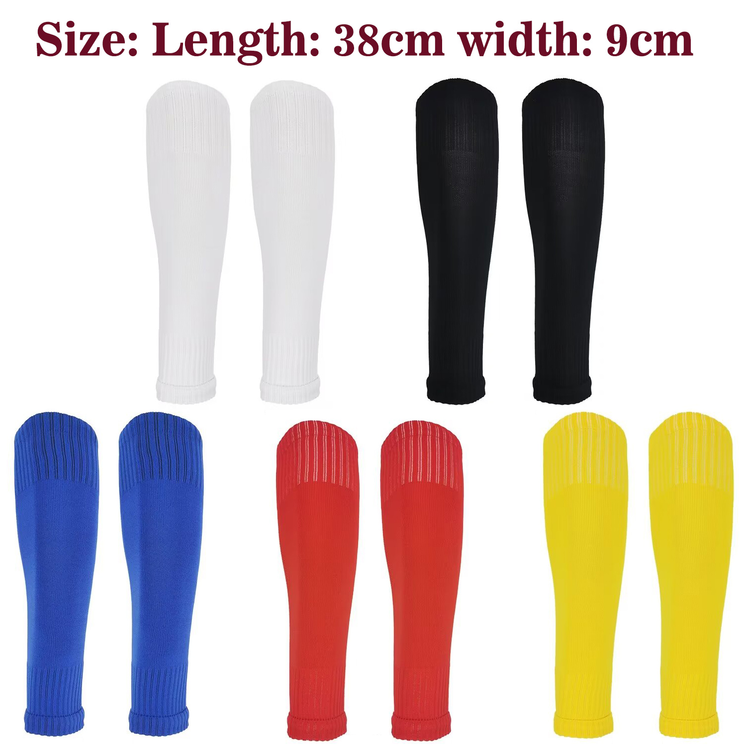 white WT5 long leg sock - fansmotif